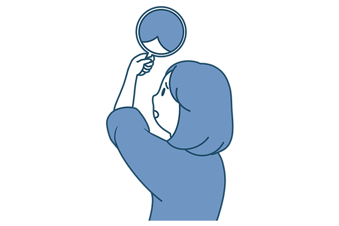 女性型脱毛症（FAGA／FPHL）とは　イメージ